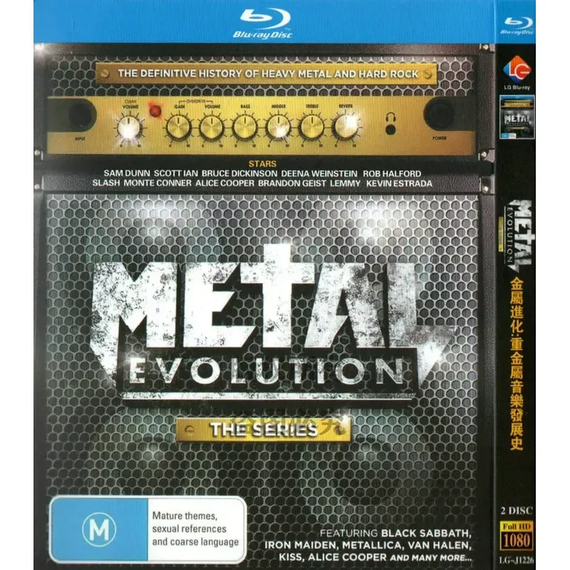 

Documentary Metal Evolution The History of Heavy Metal Music Blu-ray 1080p High Definition 2 Disc