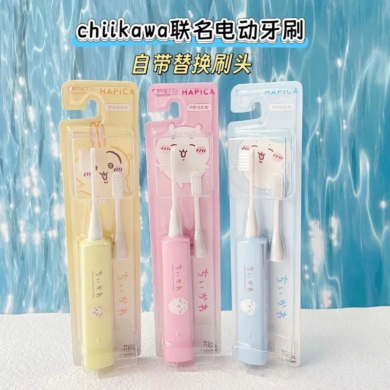 NEW Chiikawa electric toothbrush Send replacement brush head Cute Usachi child Effectively clean teeth Cartoon toothbrush BPAFr