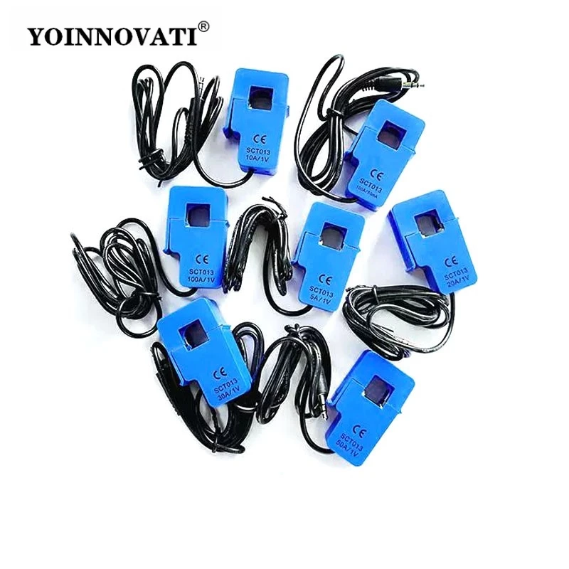 

SCT013 High Quality 5A 10A 15A 20A 30A 50A 60A SCT-013-000 Non-invasive AC current sensor Split Core Current Transformer