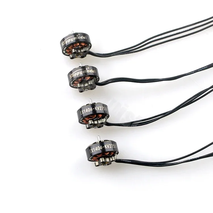 4PCS/lot HappyModel EX1404 1404 KV4800 3S KV2750 KV3500 4S Brushless Motor 1.5mm for FPV Racing Crux35 Micro Long Range Drone