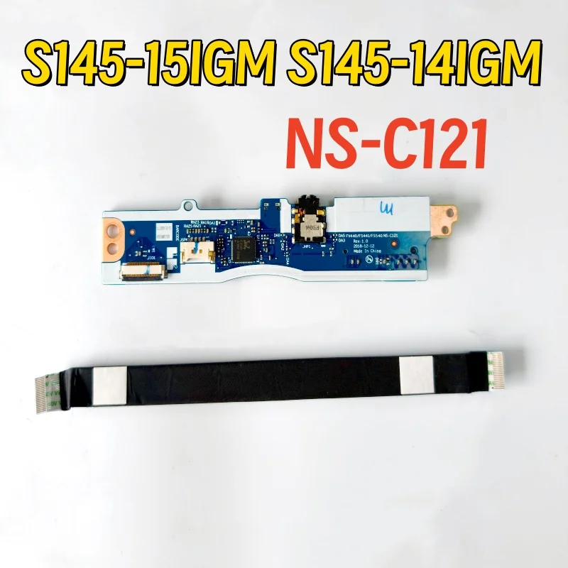 NS-C121 для ноутбуков Lenovo S145-15IGM, S145-14IGM, S145-15IWL, 14IWL, S145-15IIL, 14IIL, S145-14, 15IKB, V14, V15 с аудиокартой и кардридером