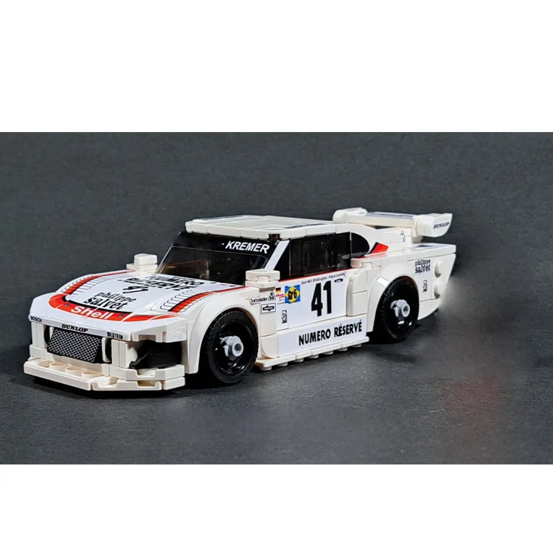 MOC-185810 Klassisches ikonisches Sportwagen-Rennbausteinmodell 320 Teile MOC Creative Boy Kindergeburtstagsspielzeug Geschenk