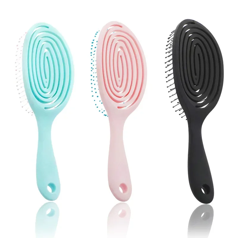 

Hairbrush Styling Tool Fluffy Hair Massage Head for Women Kid Men Wet Curly and Dry Eco Friendly Dertangling Hair Brushes