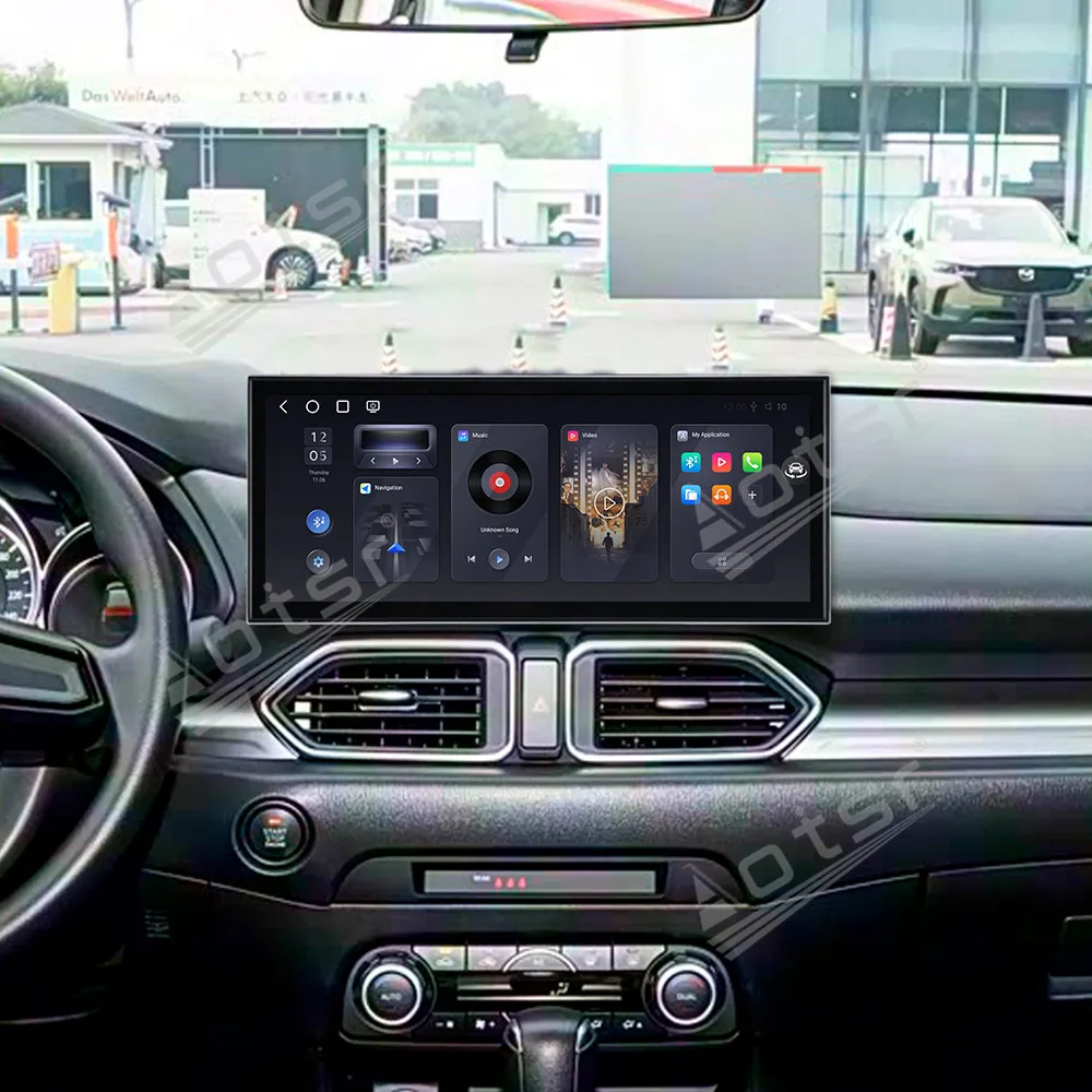 15.8 Inch In-Dash Touch Screen Car Radio GPS Navigation Stereo For Mazda 5 2022-2024 Multimedia CarPlay Android Auto Head Unit