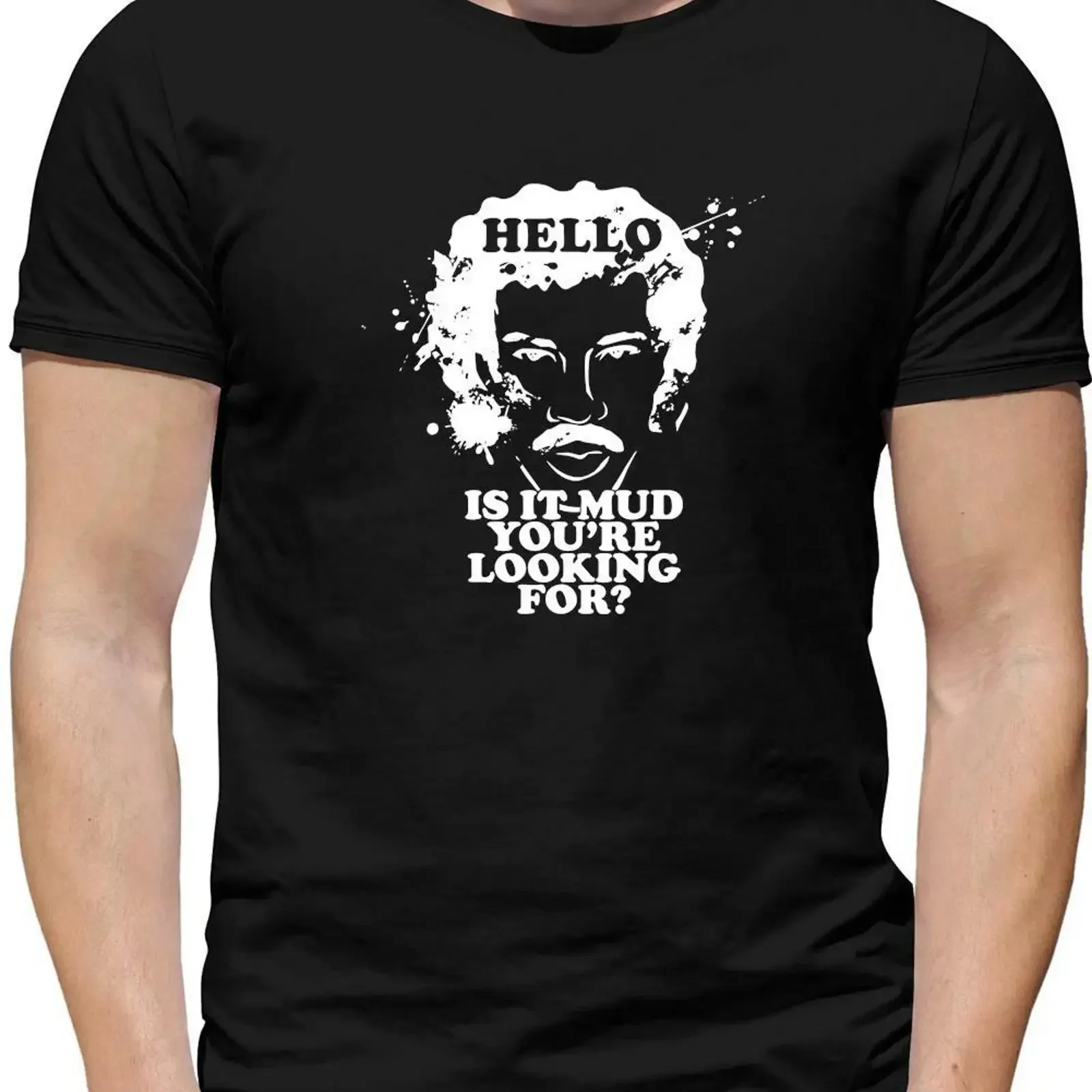Hello Is It Mud Herren T Shirt Run Muddy Obstacle Course Racing OCR vintage Washed Stretched designer clothes Comfortable