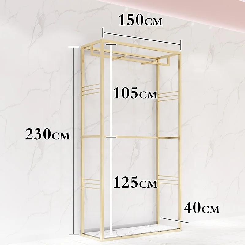 

2025customized.Retail Boutique Clothes Rack Cheap Price Clothing Store Rack Clothing Rack