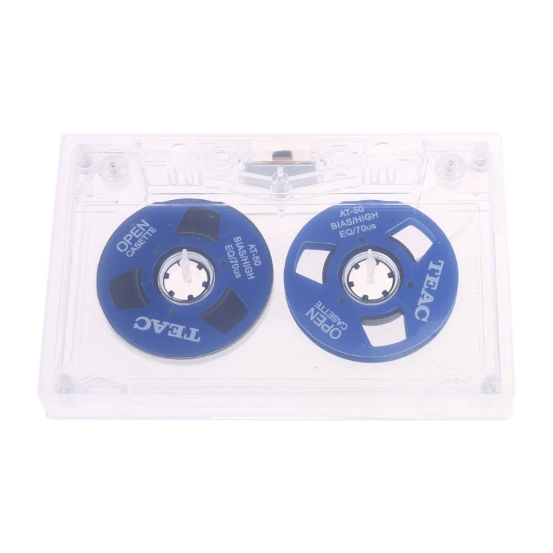 Double Sided Metal Cassette Tape Blank Recording Tape Player Empty Tapes for 50 Minutes of Clear Music Sound Recording