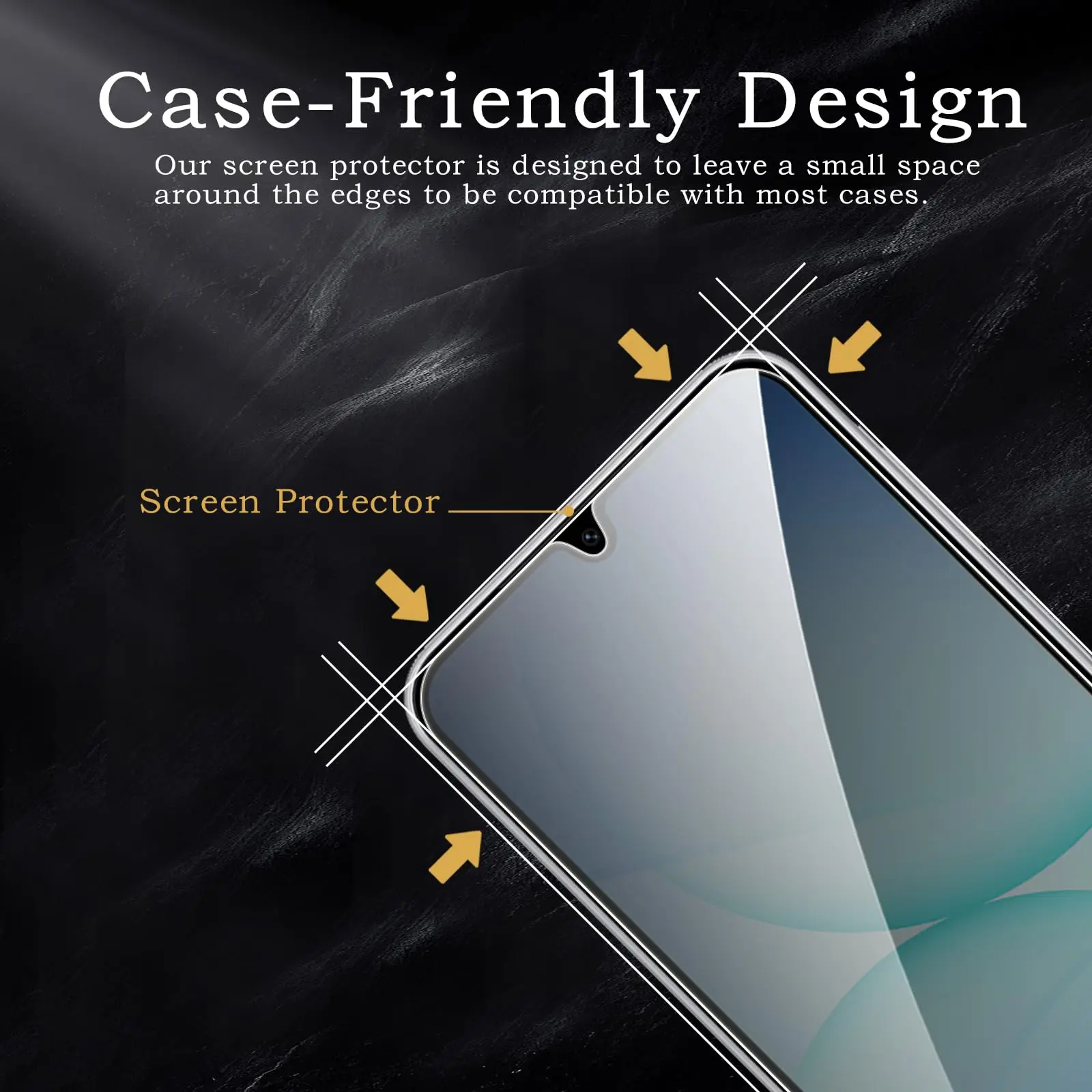 Anti-Spionage-Displayschutz für Samsung Galaxy A17 4G 5G, Privatsphäre 9H, gehärtetes Glas, kratzfest, Peep-Hülle – Detail 4