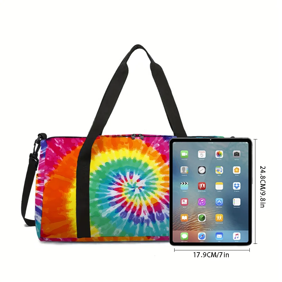 กระเป๋าเดินทางลายสีสันสดใสความจุขนาดใหญ่สำหรับเด็กชาย/เด็กหญิง ของขวัญที่ดีที่สุด กระเป๋าเดินทางการ์ตูน 3 มิติ กระเป๋าออกกำลังกายกลางแจ้งสำหรับเด็ก