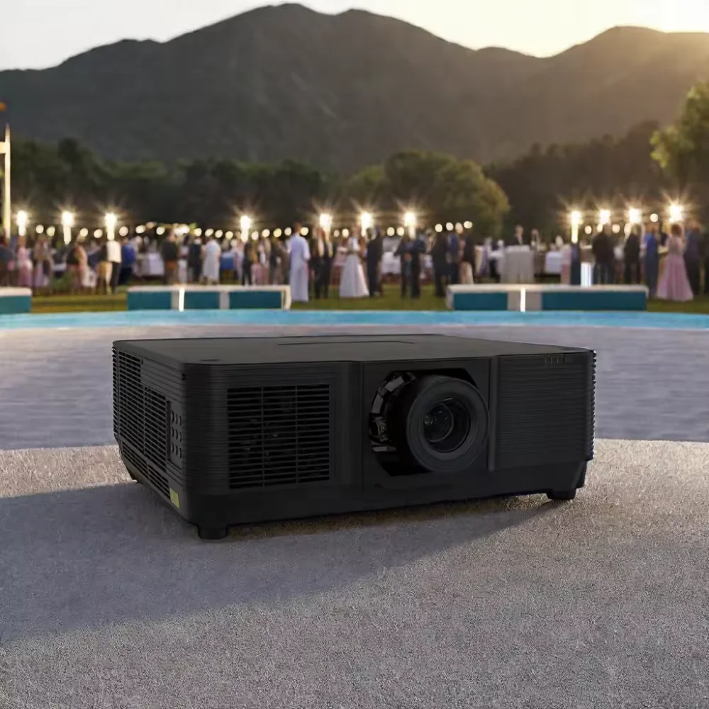 12000 Lumens Large Scale Indoor Projection LCD 3D Mapping 4K Video Mapping Projector for School Auditorium Stage.
