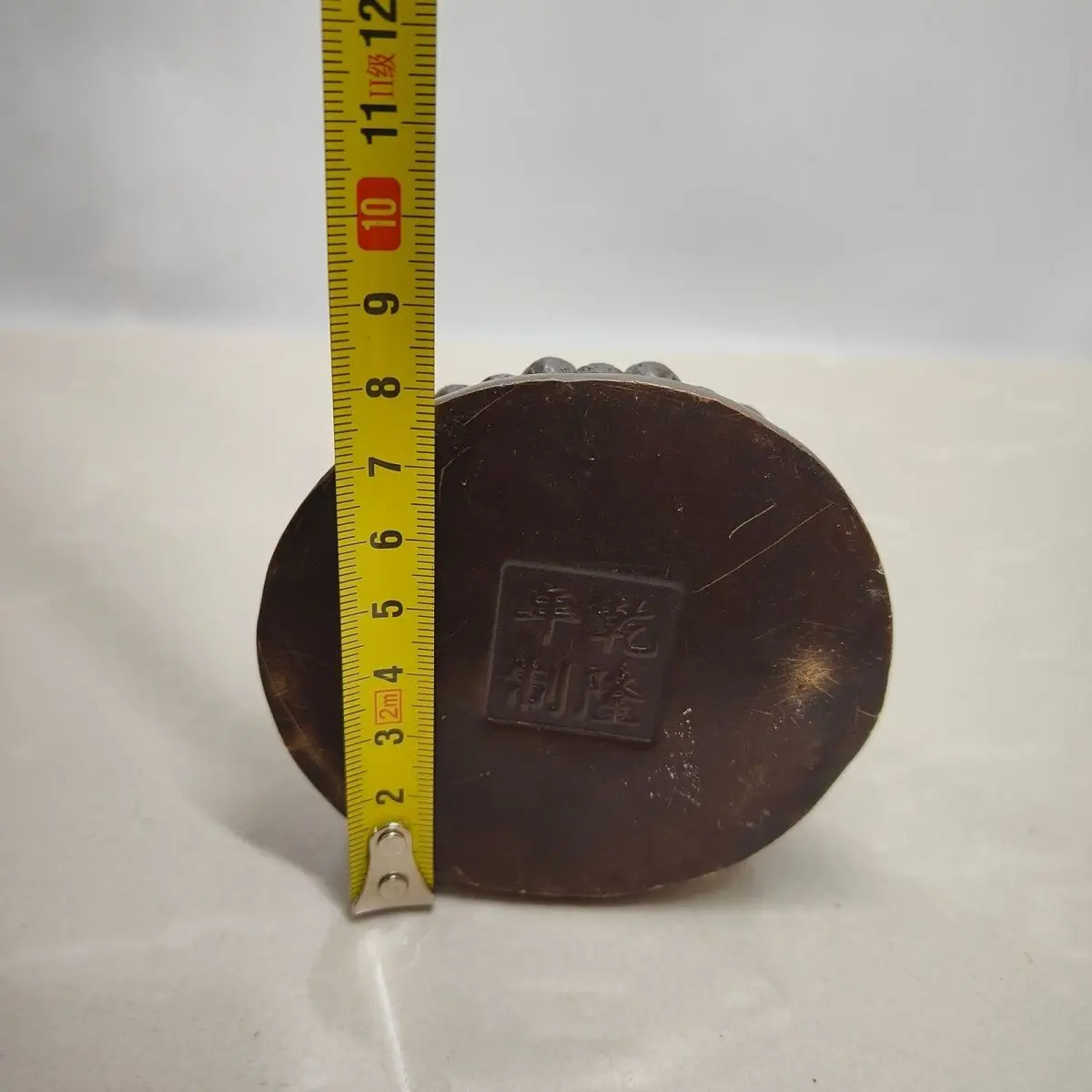 New Small Maitreya Buddha Ornament One material, brass imitation copper gilt retro craftsmanship weighs about 550 grams