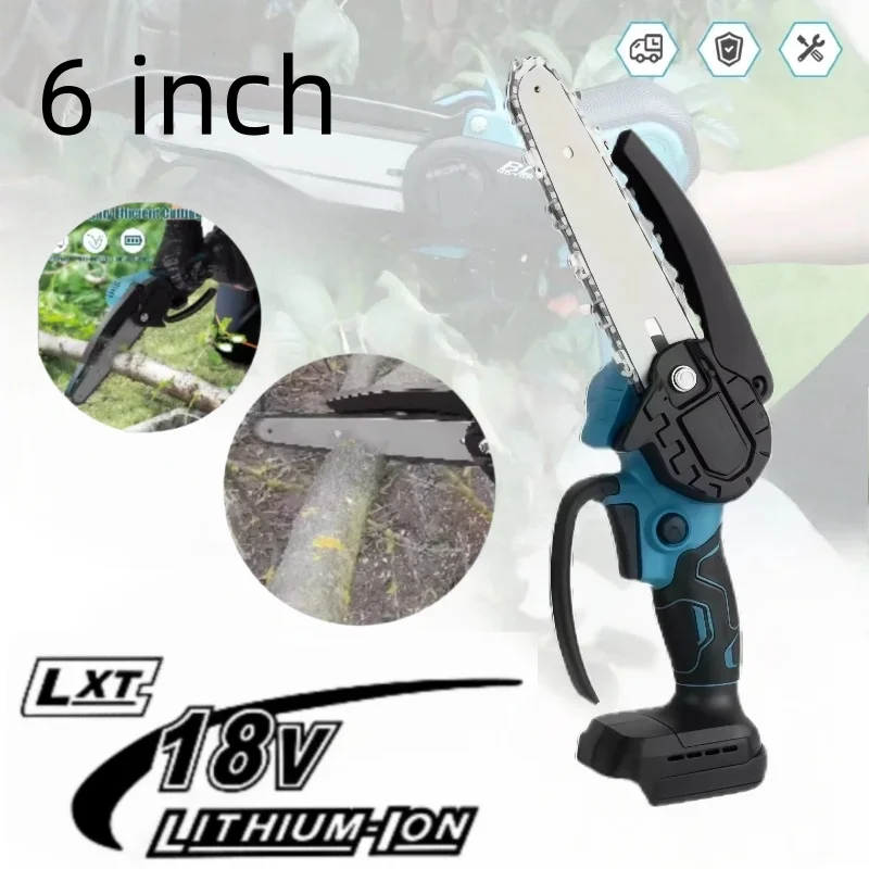 Makita – scie à chaîne électrique Portable de 6 pouces, outil électrique pour l'élagage du jardin et du bois, batterie 18V