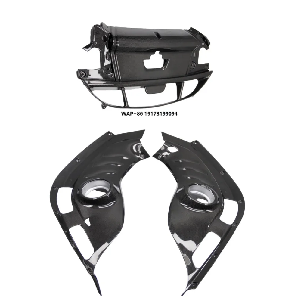 High Quality Car Engine Compartment Suitable for 296 GTB/GTS OEM Style Dry Carbon Fiber Engine Compartment