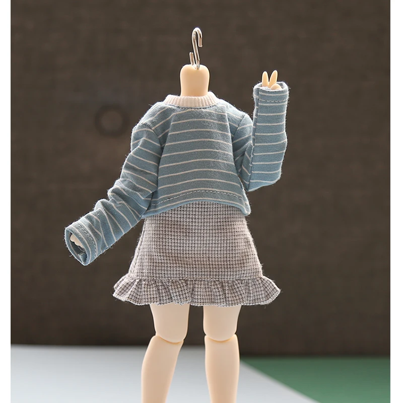 1/6 BJD clothes kawaii 1/6 doll suits long shirt + shorts doll accessories long shirt + dress doll clothes suits