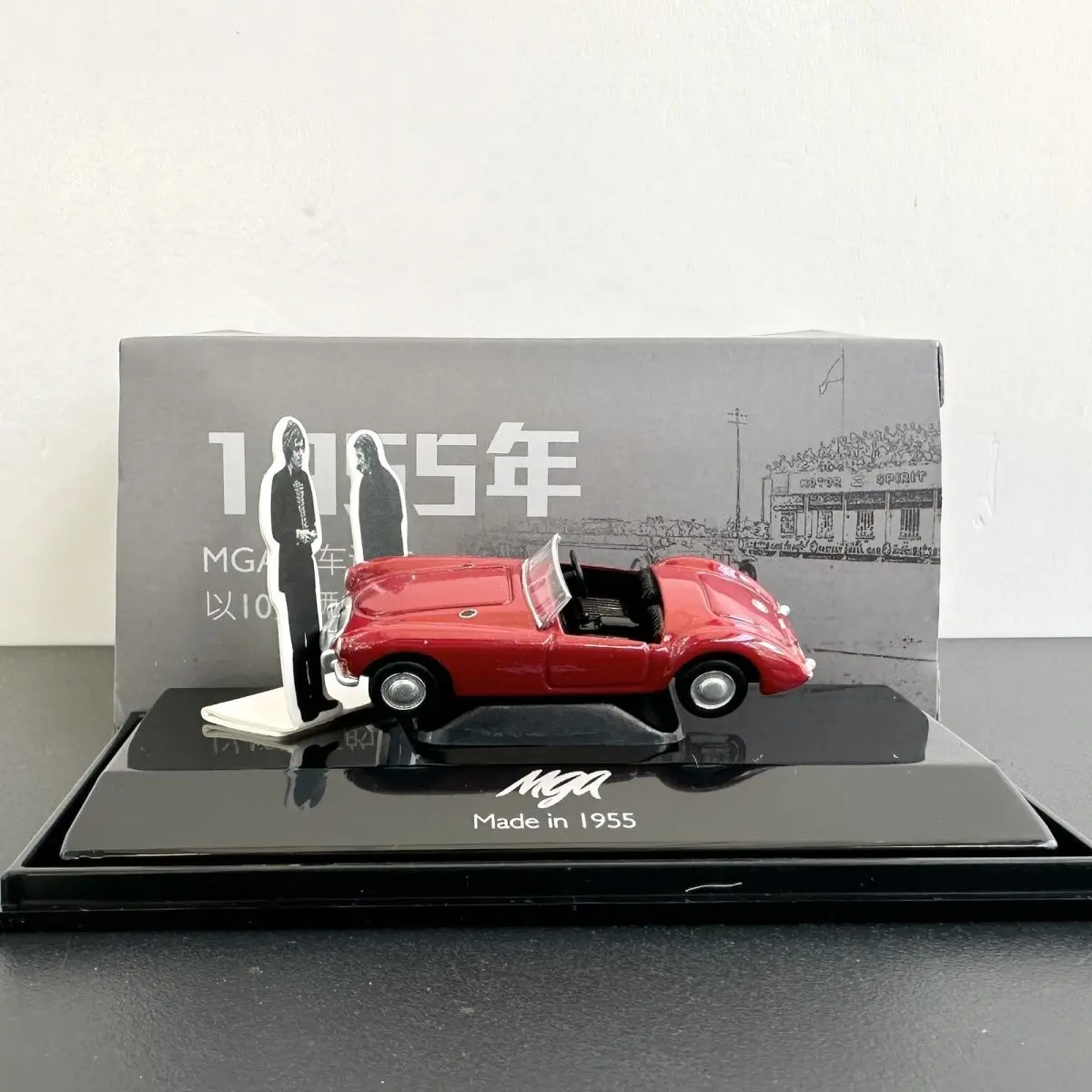 1:72 MG EX181 1957 MG MGA 1955 Odlewane modele samochodów ze stopu, zabawki samochodowe, miniaturowe modele samochodów dla dzieci