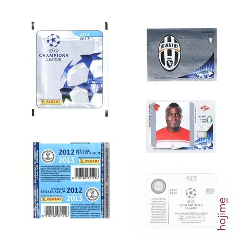 2012-13 Panini UEFA Champion League Stickers Display Box Sealed 50 Packets
