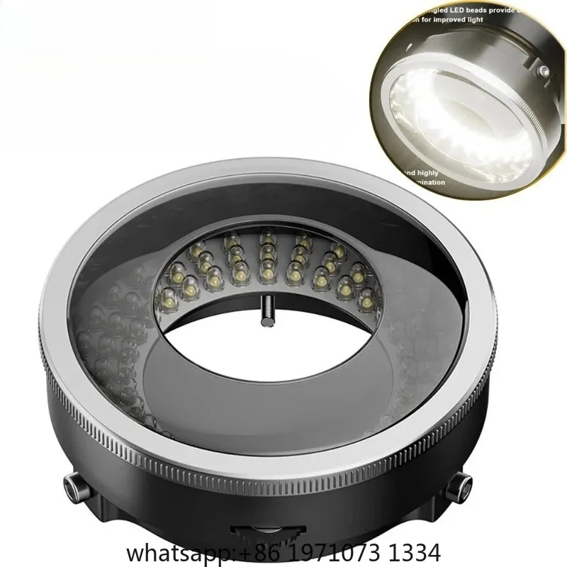 IL37 Polarized Ring Light - 360° Rotatable LED Analyzer for Microscopy/Semiconductor Inspection (Adjustable Intensity)