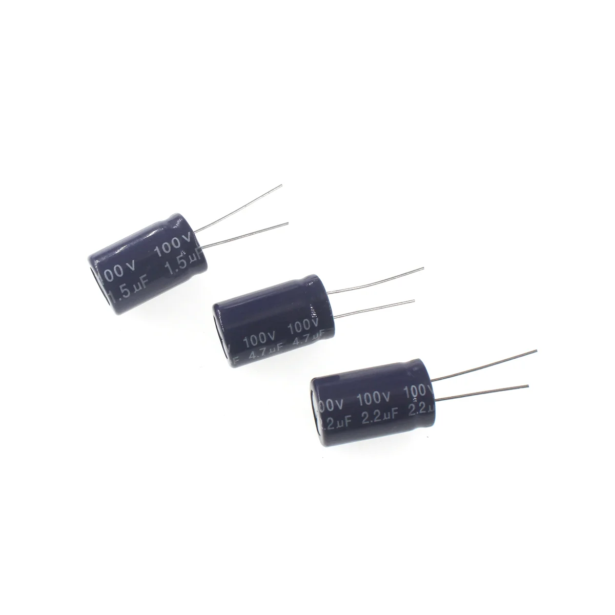 Imagem -03 - Capacitor Eletrolítico para Alto-falante Divisor de Frequência Acessórios Crossover 15 Uf220uf 100v 10 Pcs