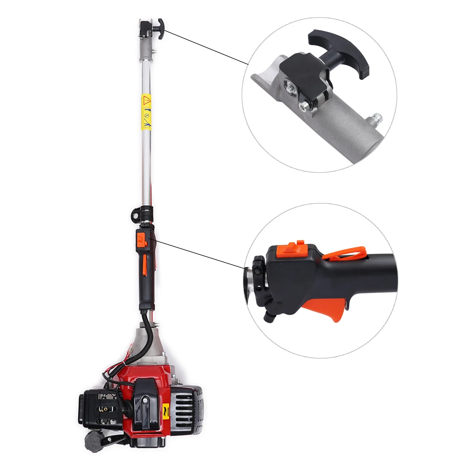 

2 Stroke 52cc Cutter Grass Wacker Weed Eater Lawn Mower Gas Power Trimmer Brush