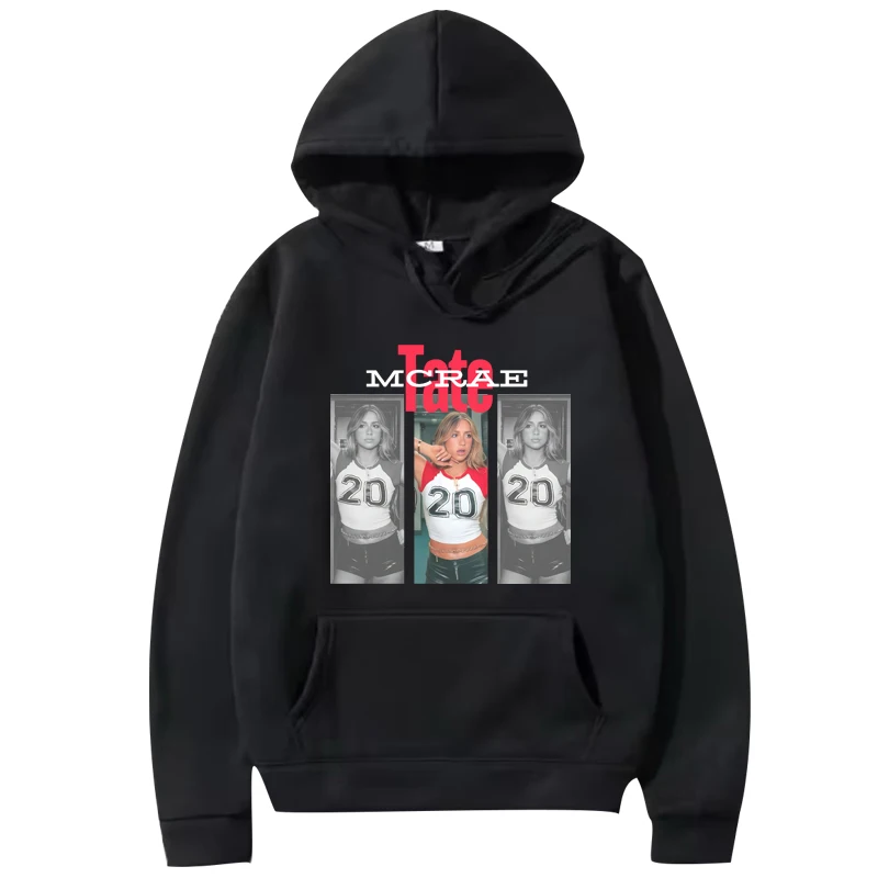 

Tate McRae T8 Concert hoodie 2025 men women fashion vintage Long sleeve Sweatshirt with print Graphics oversized hoodie unisex