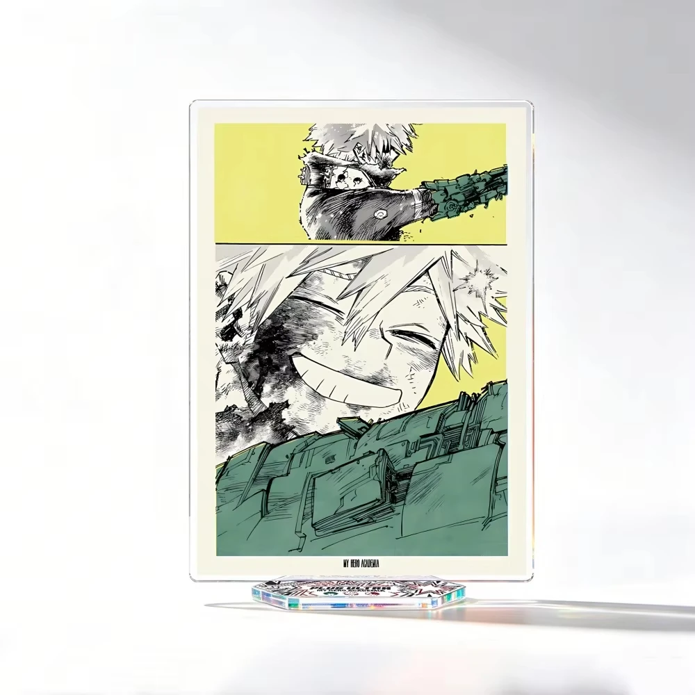 2026 My Hero Academia Acrylic Stand Keychain Manga Panel Todoroki Bakugo Izuku All Might Aizawa Ochaco Ka