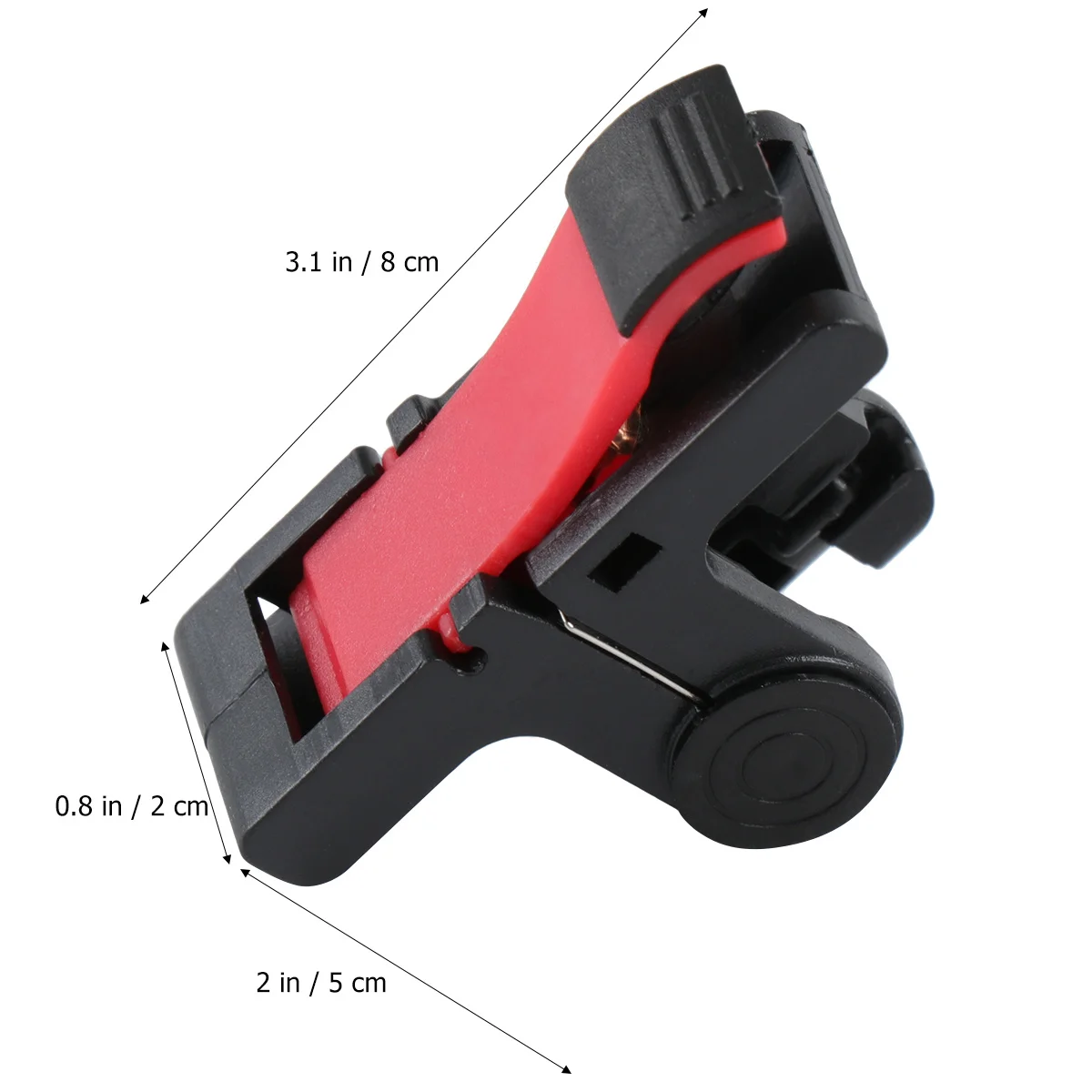 Quick Button Game Controllers Assist Tool Chicken-Eating Artifact for Phones Supports Fps Games Black and Red L R Version