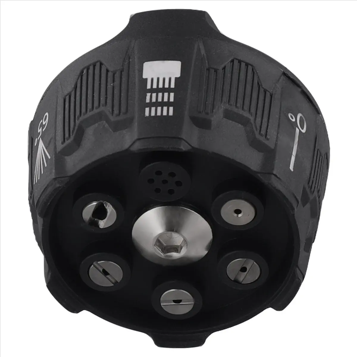 Y17A High Pressure Washer Nozzle Adjustable Cleaning Nozzles Adjustable Hose Nozzle Quick Connect Male Adapter Black