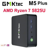 GMKtec M5 Plus AMD Ryzen 7 5825U Mini PC Windows 11 DDR4 3200Mhz 16GB 500GB SSD WIFI6 BT5.2 Desktop Mini Computer