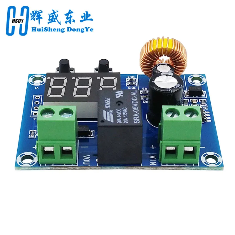 XH-M609 Low Voltage Disconnect Switch Cut Off 12V 24V 36V Digital LED Display Over-Discharge Protect for 12-36V Lithium Battery