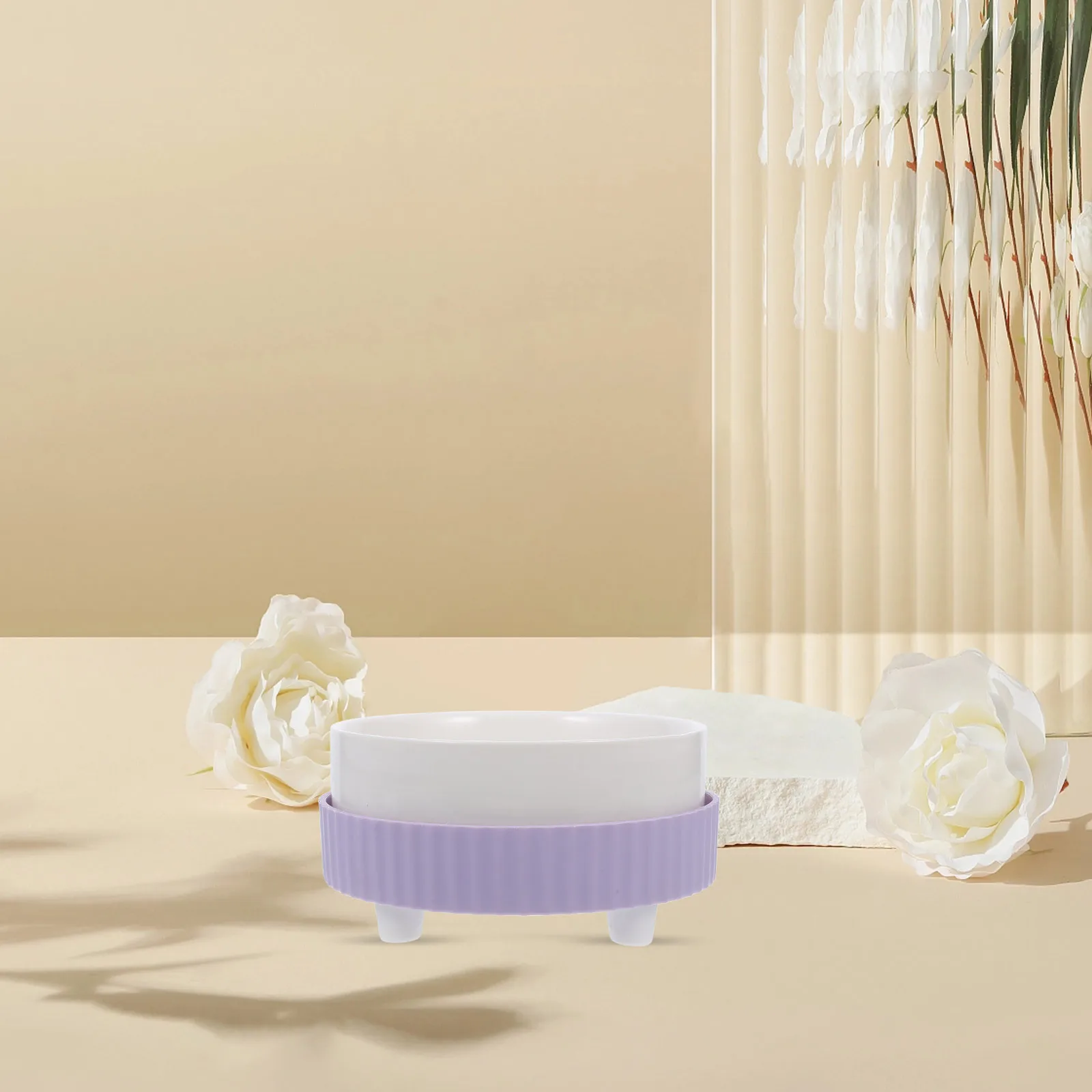 

350Ml Thermostatic Heated Water Bowl for Cats Ceramic Pet Drinking Bowl Indoor Warm Hydration Solution Non Toxic Material