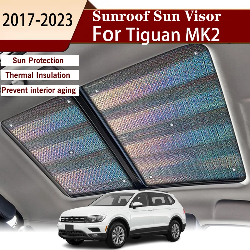 

For Volkswagen VW Tiguan MK2 2017-2024 2018 2019 2022 2023 Accessories Window Shade Car Sun Shade Windshield Protector Parasol