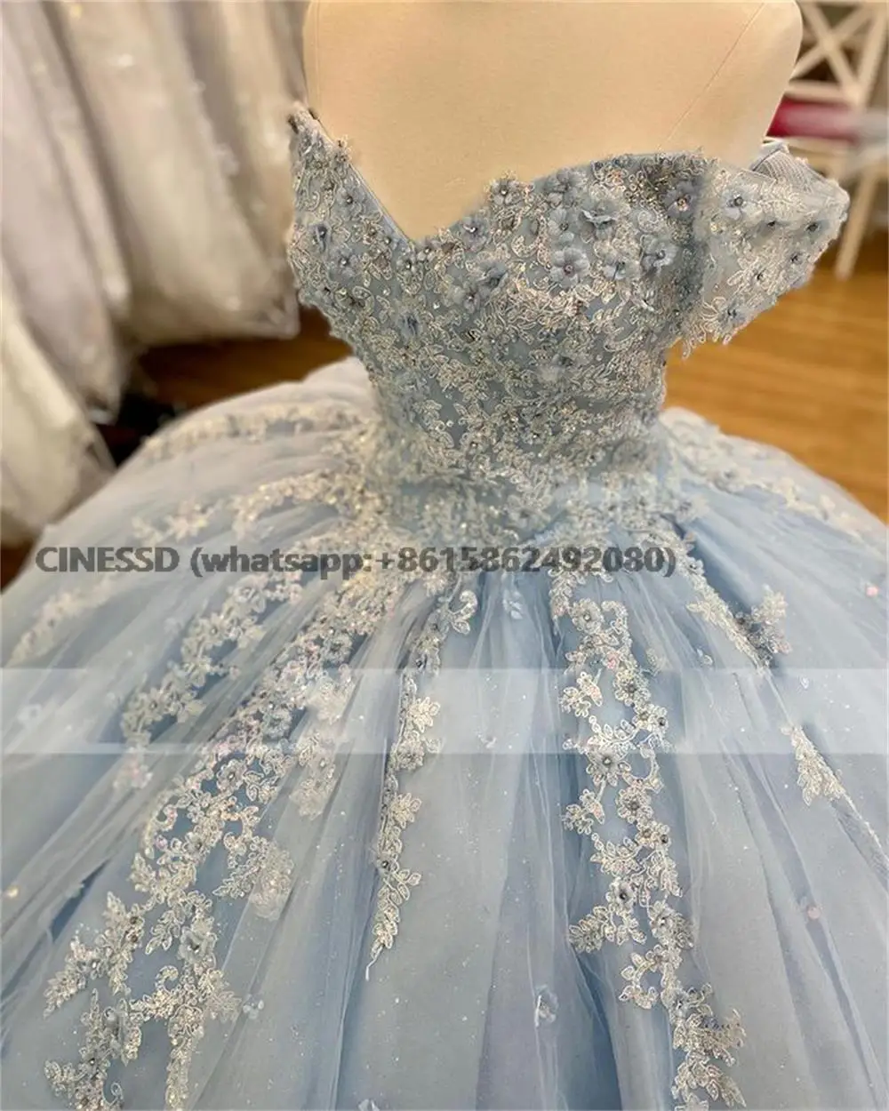 طفل أزرق Quinceanera ثوب ثوب الكرة للنساء ، عيد ميلاد حفلة موسيقية فساتين ، حلوة حلوة حتى ، 15 ، 16