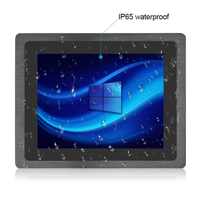 Factory Supply Ip65 Waterproof Fanless All in One 8 Inch Linux Industrial Embedded Touch Screen Panel Pc