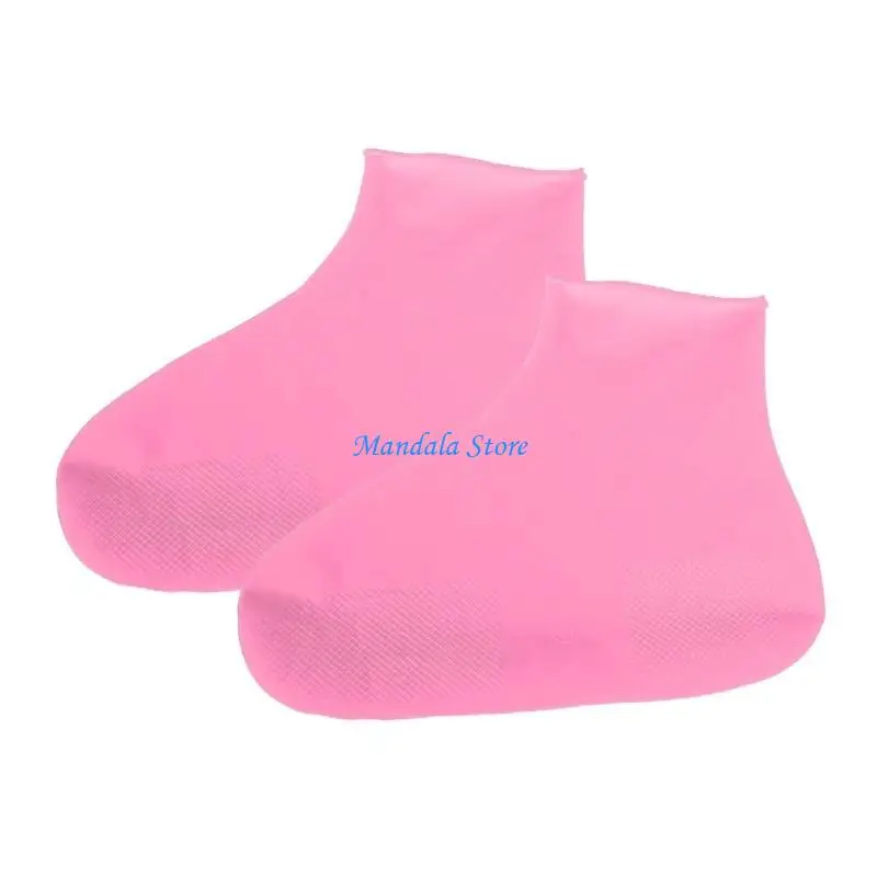 

U2JC Rubber Shoe Covers Waterproof and Antiskid Overshoes Rubber Anti-Slip Boot Waterproof Overshoes for Fishing Car Washing,