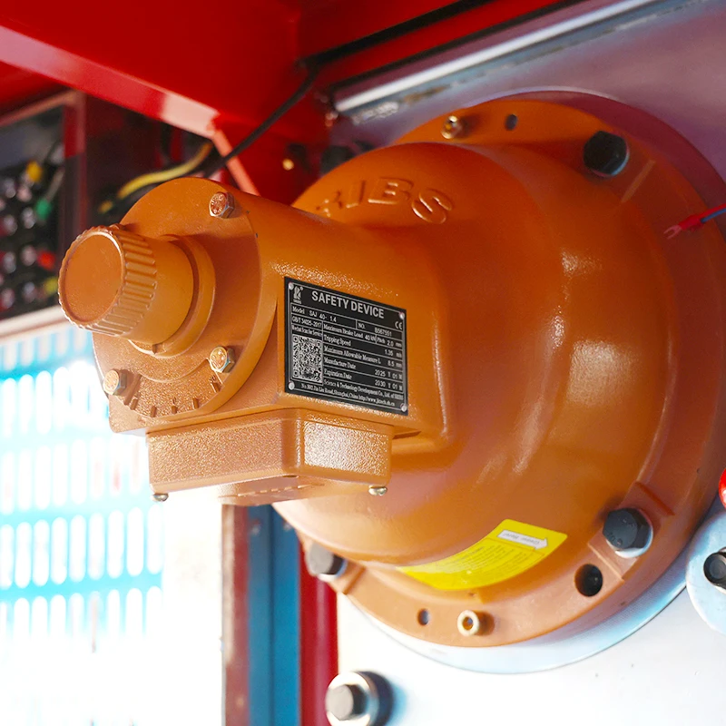 SRIBS Passenger Hoist Governor Safety Device for Elevator Lift Spare Parts for Construction Machinery Tower Cranes Engines-Used