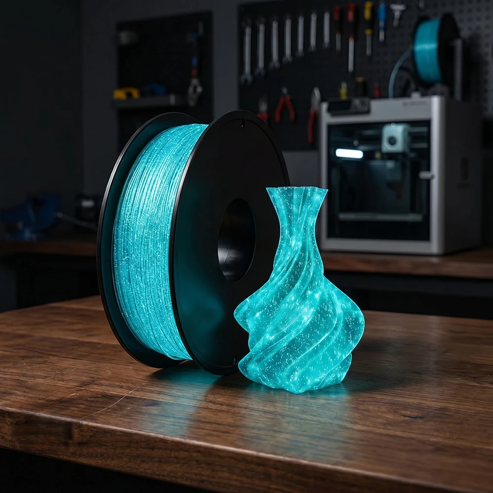 PLA Glow In The Dark Firefly Green 3D Printer Filament 250gx2 PLA Luminous Firefly Blue 1.75mm 3D Printing Material pla Filament