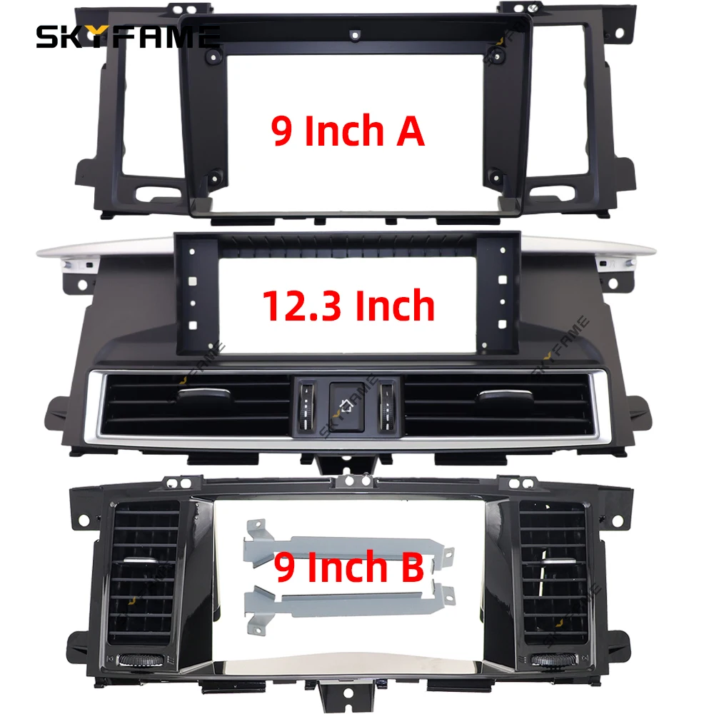 

9/12,3-дюймовый автомобильный рамочный адаптер для приборной панели Canbus Android, комплект панели для Nissan Patrol Y62 Armada Infiniti QX56 QX80