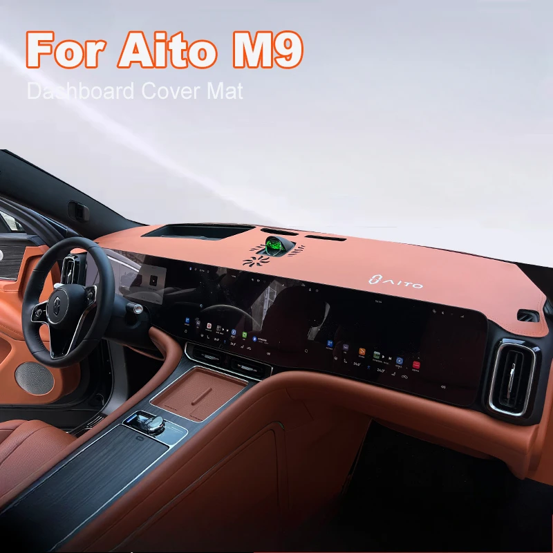 

For AITO M9 Dashboard Light Blocking Pad Interior Insulation Center Console Sun Protection Sunshade Pad Modified Car Accessories