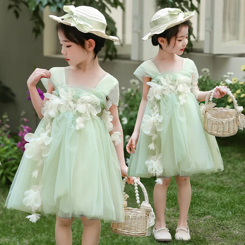 Girls Dress Summer Fashion Girls Summer Fairy Princess Dress Children Dress Flower Girl Dresses for Weddings Toddler Clothes