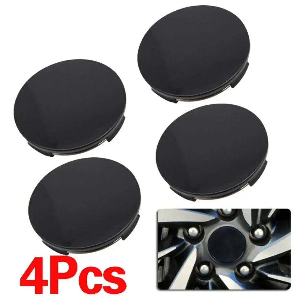 

4pcs 59mm / 65mm Universal Car Wheel Centre Hub Cover Center ABS Rims Cap Black Car Wheel Center Cap Accessories