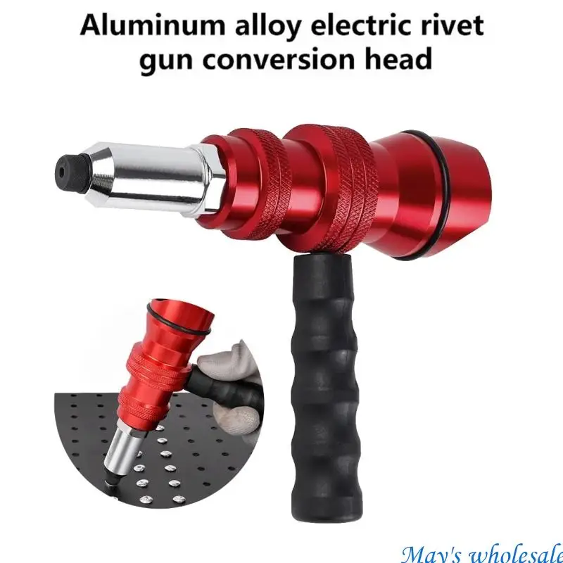 Adaptateur pistolet à rivets haute Performance, tête Conversion avec 100 Rivets, améliore stabilité poignée pour