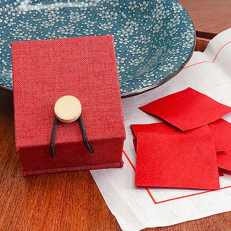 [L&P] 12Pcs Ancient Chinese Lipstick Paper Long Lasting Lip Gloss Sexy Red Pink Velvet Women Cosmetic