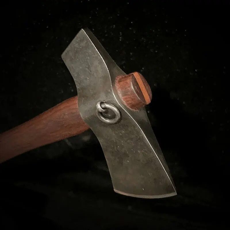 Outdoor Portable EDC Retro Jurchen Cavalry Replica Axe (uncut) Camping Hiking Emergency Survival Tool
