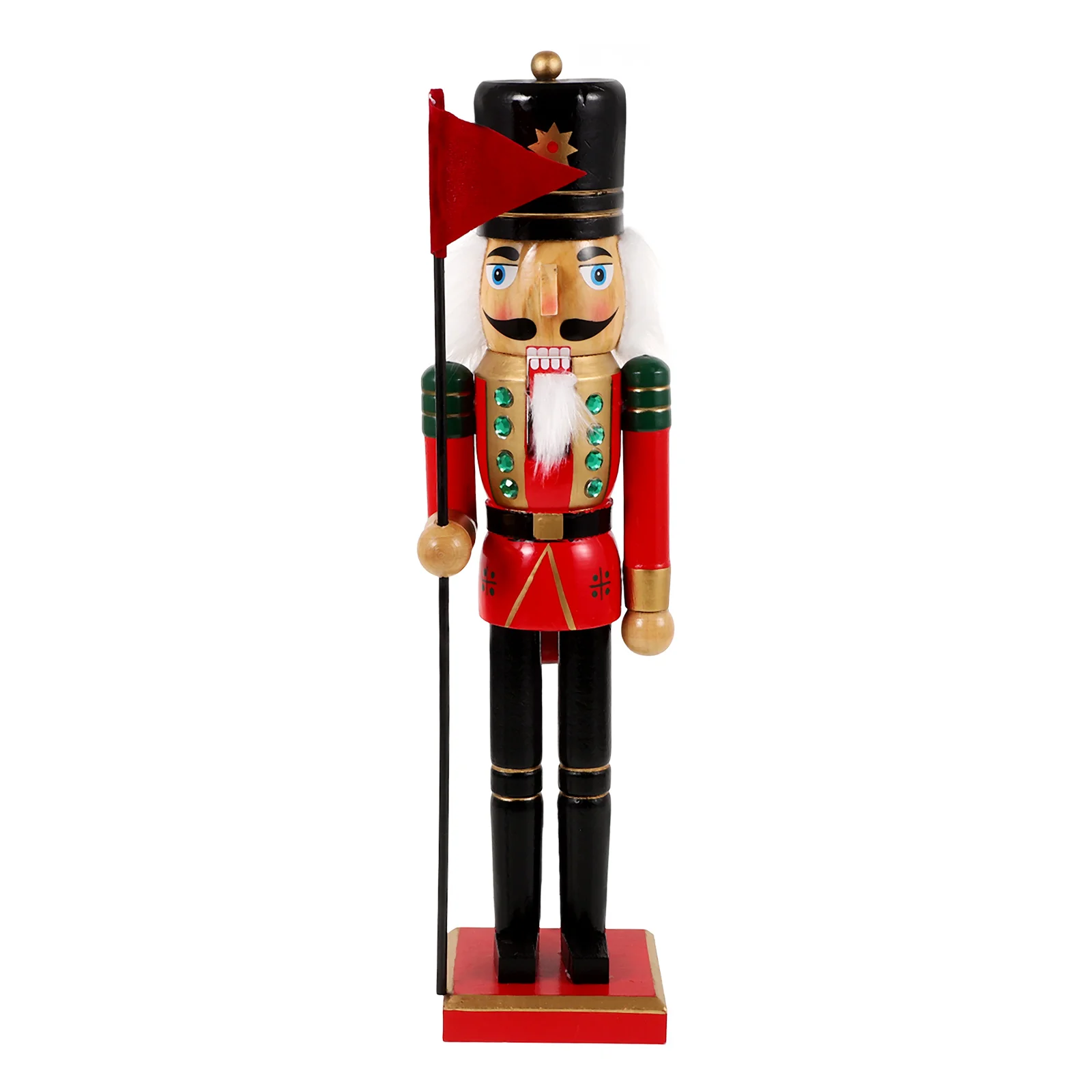 

Wooden Nutcracker Xmas Nutcracker 38cm Soldier Puppet Christmas Gift Ornament Holiday Tradition Home Decor Item