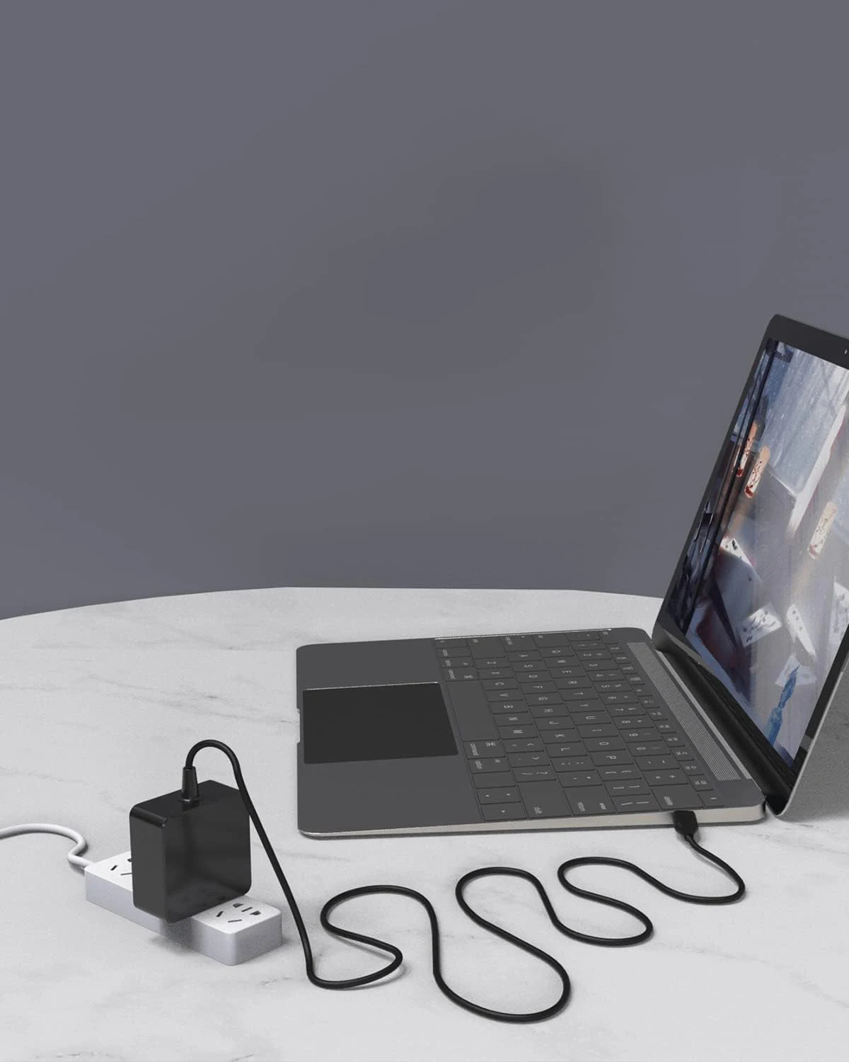 65W USB C Type C Phone Laptop Charger Power Adapter ForMacBook ForASUS Forlenovo Fordell Power