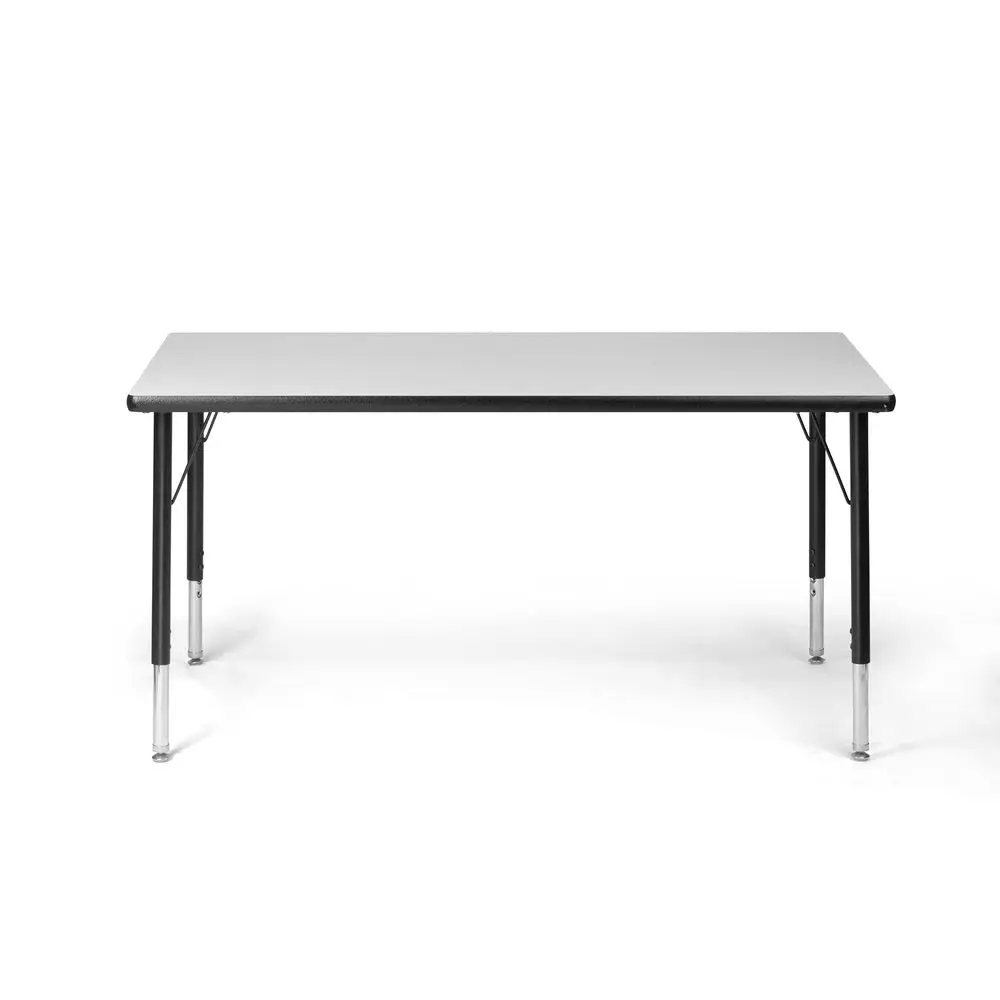 

and Table Set for Schools Table About 24 x 48 inch 60 x 120cm Height Adjustable Legs Spray Edges and 4 Premium Classroom Chairs
