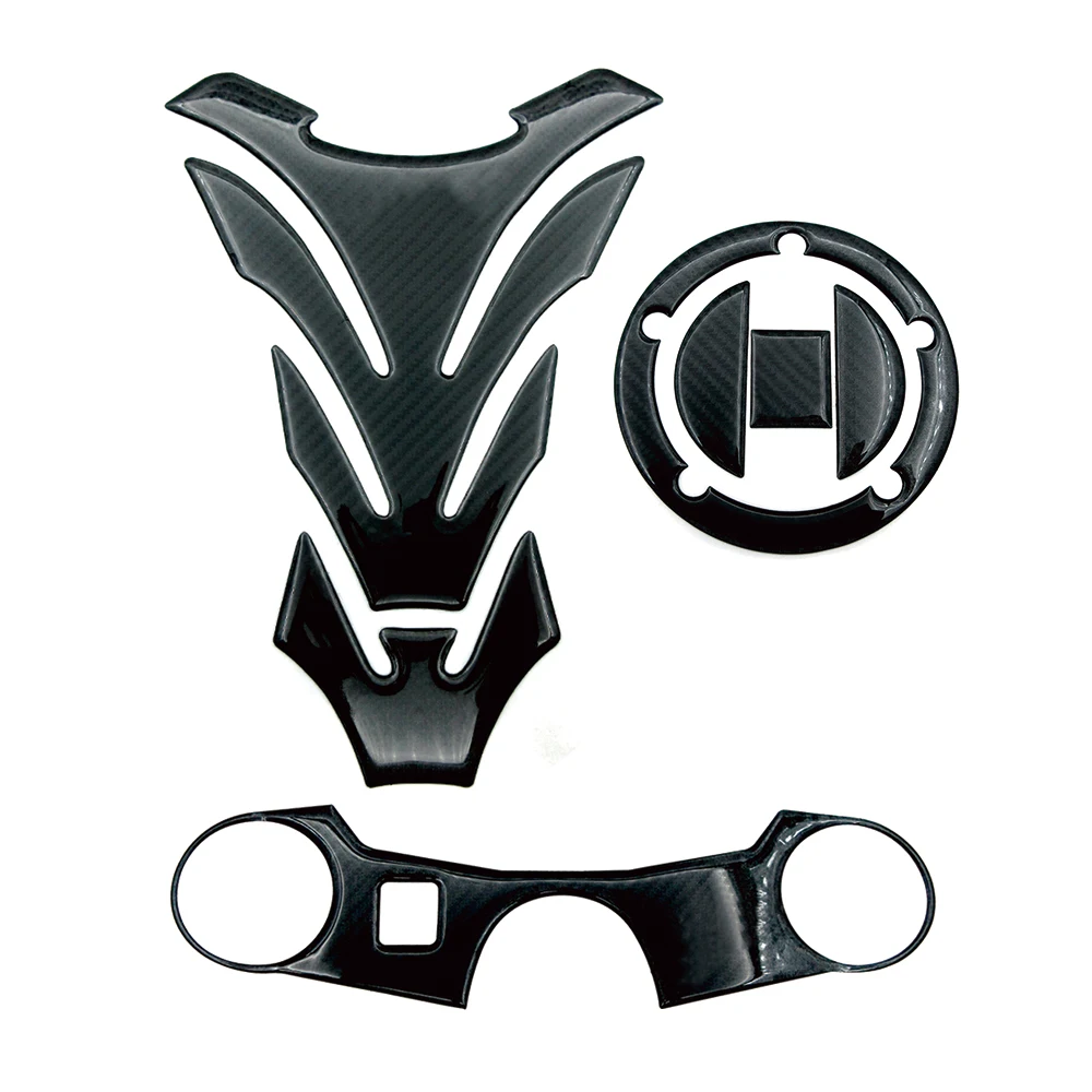 

For Suzuki GSX-R GSXR 1000 2005 2006 K5 K6 Motorcycle Carbon Fiber Fuel Tank Cover Cap Sticker Pad Triple Clamp Protector Decals