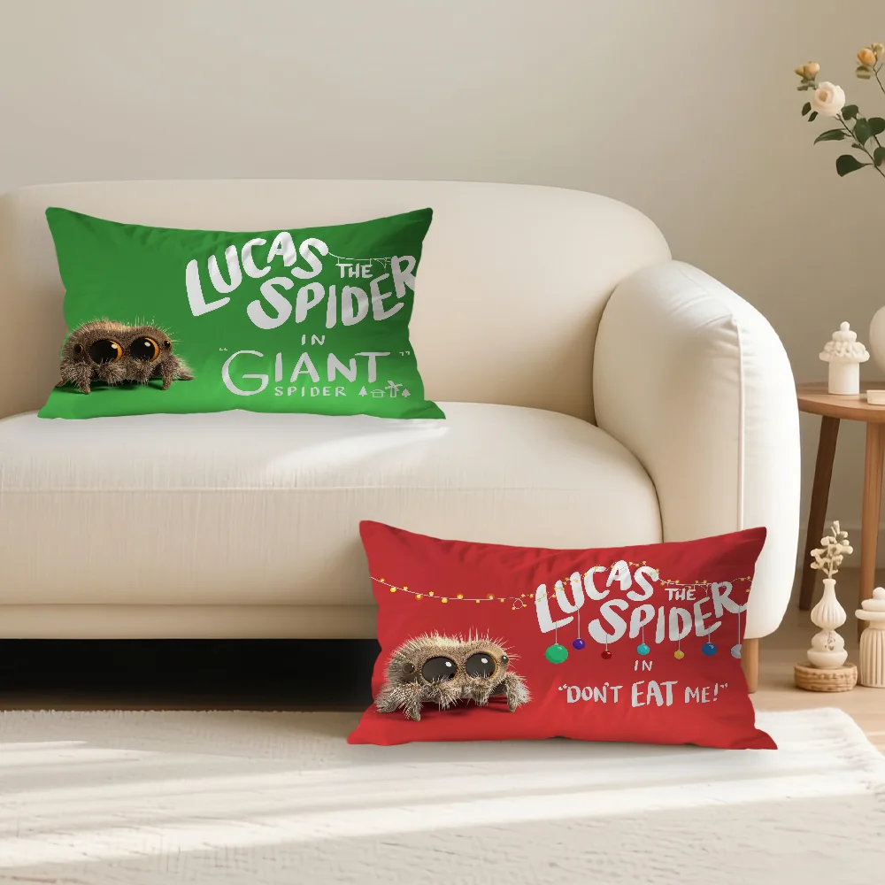 Cartoon Movie L-Lucas the S-Spider Pillow Case Sofa Living Room Bedroom Headboard Backrest Cushion Nap Time