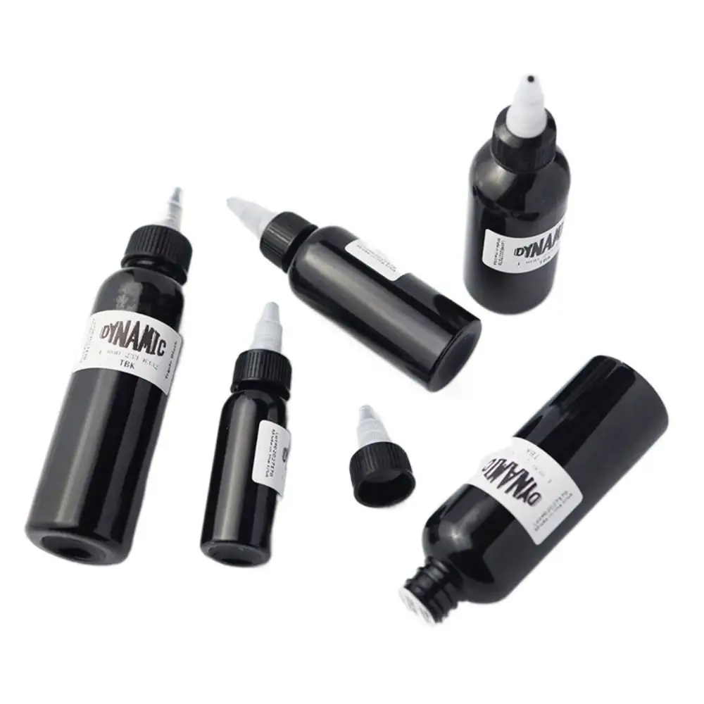 

Hot Sale 30/60/80/90ML Tattoo Ink Black Body Art Tattoo Practice Color Tattoo Pigment Tattoo Supplies