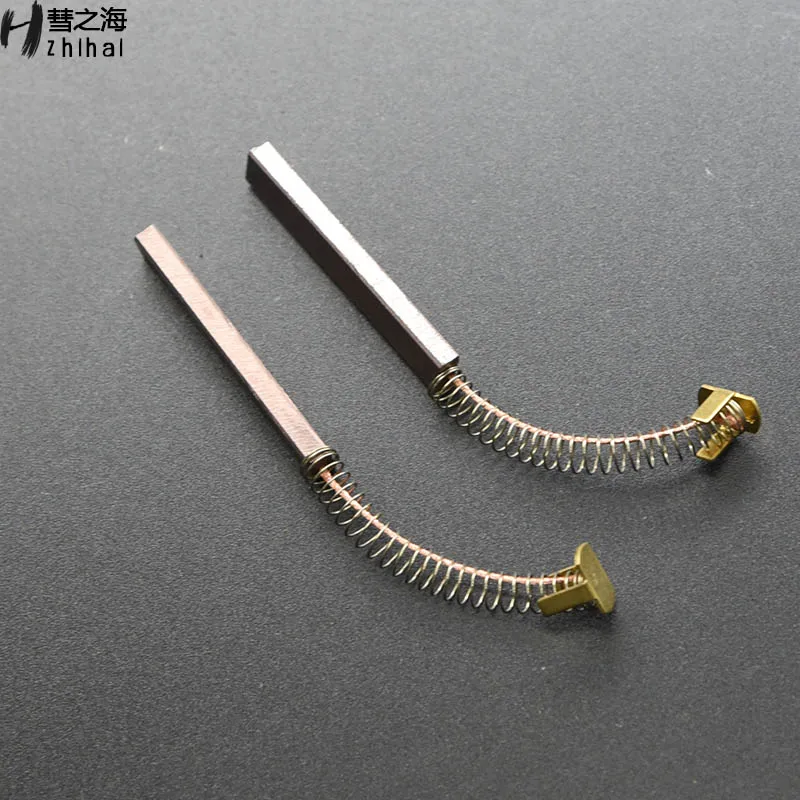 

10PC J164 high copper DC motor 3 * 6 * 35 spring carbon brush general wear-resistant specifications support customization
